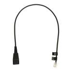 Gladki priključni kabel Jabra QD na RJ10, 0,5 m