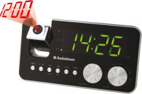 Kot NOVA projekcijska radioura budilka AudioSonic, 2 alarma