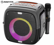 MANTA SPK340 ARES prenosni Boombox zvočnik, Bluetooth, 100W, TWS, poln