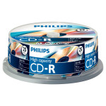 Philips CD-R 90 min 800 MB 40x zapisljiv disk, 25 kos