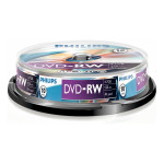 Philips DVD-RW 4,7 GB 4x SP, 10 kosov