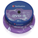 Verbatim - 25 x DVD+R - 4,7 GB 16x - vreteno - medij za shranjevanje (