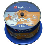 Verbatim 43533 DVD-R plošče 4,7 GB 16x, potiskljive