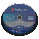 Verbatim BD-R Blu-ray 50 GB 6x hitri zapis, belo-modri, 10 kos