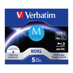 Verbatim BD-R M-disk 100 GB (4x, 5 kosov)