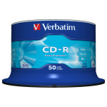 Verbatim CD-R 700 MB podatkovni nosilci, 52x, 50 kos
