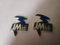 značka jm lab-zvočniška,črna, 30x25mm