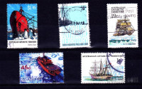AUSTRALIAN ANTARCTIC TERRITORY - Ladje žigosane znamke