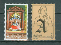 Avstralija 1974 obletnice 2 sam. znamki MNH**