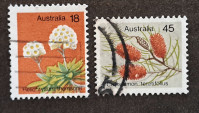 Avstralija 1975, celotna serija, flora, rože, cvetje