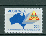 Avstralija 1981 50 let APEX sam. znamka MNH**