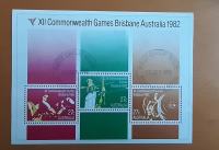 Avstralija 1982 12. Igre Commonwealtha žigosan blok