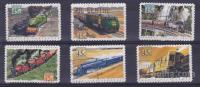 AVSTRALIJA 1993 - Vlaki, železnica žigosane samolepilne znamke