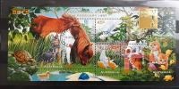 Avstralija 1997 Domače živali Hong Kong stamps show žigosan blok