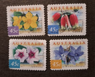 Avstralija 1999, celotna serija, flora, rože, cvetje