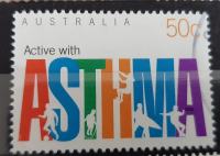 Avstralija 2003 Astma žigosana znamka