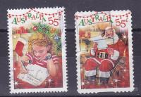 AVSTRALIJA 2010 Božič Novo leto žigosani znamki