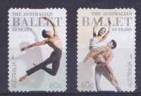 AVSTRALIJA 2012 - Balet žigosani samolepilni znamki