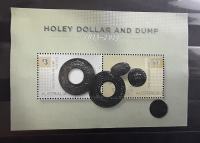 Avstralija 2013 Holey Dollar žigosan blok
