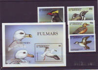 DOMINIKA - PTICE ANTARKTIKE - serija + blok** - (msmk)