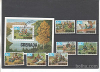 GRENADA - SKAVTI - serija 7 znamk+ blok* - (msmk)