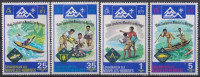 NOVI HEBRIDI 1975 SKAVTI ORGANOZACIJE ** Mi 411/414 ** serija (HV-113)