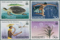 KIRIBATI 1984 SAGE LEGENDE MITOLOGIJA ** Mi 447/450 ** serija (HV-113)