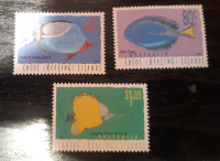 Kokosovi otoki 1997, celotna serija ribe, favna, živali
