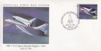 MARSHALLOVI OTOKI 1991 VESOLJE SPACE SHUTTLE ** 4x FDC