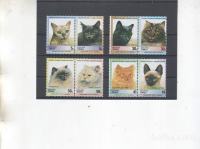 NANUMEA, TUVALU - MAČKE - serija 8 znamk** - (msmk)