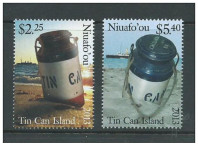 NIUAFOOU 2013 POŠTNE KAPSULE ** Mi 508/509 ** serija (100)