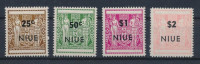 Niue Oceanija 1967 heraldika serija s pretiskom MNH**