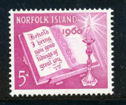 NORFOLK 1960 BOŽIČ RELIGIJA ** Mi 41 ** znamka (HV-113)
