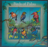 Palau 2001 ptice serija v bloku MNH**