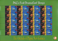 PAPUA NOVA GVINEJA 2007 ORHIDEJE RASTLINE ** mala pola 9 (F01)