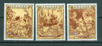 Penrhyn 1986 umetnost božič serija MNH** 5% Michela