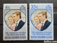 poroka - Solomon Islands 1973 - Mi 246/247 - serija, čiste (Rafl01)