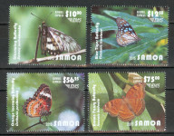 Samoa Oceanija 2025 fauna metulji letalska serija MNH** 5% Michela