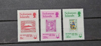 sir Rowland Hill - Solomon Islands 1979 - Mi 381/383 - čiste (Rafl01)