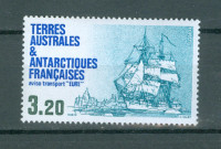 TAAF 1987 ladja EURE sam. znamka MNH**