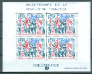 TAAF 1989 filatelistična razstava blok 1 MNH**