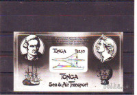 TONGA - MORSKI IN ZRAČNI TRANSPORT - blok 4** - (msmk)