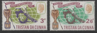 TRISTAN DA CUNHA 1966 NOGOMET ** Mi 100/101 ** serija (HV-113)