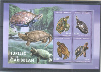 ŽELVE, ŽIVALI, Antigua in Barbuda. Než.** - (msmk)