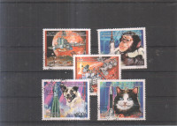 ŽIVALI V VESOLJU- Komori. Komplet serija, žig. - (msmk)