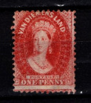 znamke Tasmanija ( Avstralija ) 1864 kraljica Viktorija