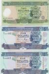 BANKOVEC ŠE 2-2001,5-2011 DOLLARS (SALOMONOVI OTOKI SOLOMON) UNC