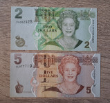 FIJI  2$ in 5$  AU UNC