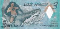 KUKOVI OTOKI / COOK ISLANDS 3 $ - 3 dolarje 2021 UNC polimer