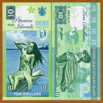 Pitcairn Islands, 10 dolarjev, 2018, UNC